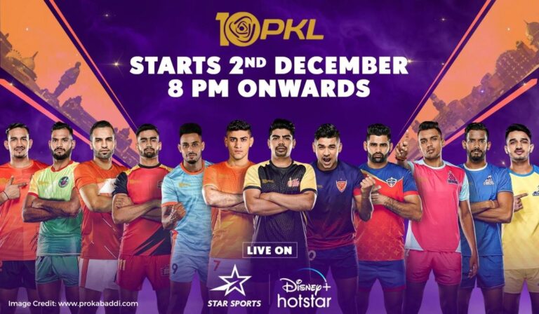 Image showcasing an intense moment in a Pro Kabaddi League match, highlighting the dynamic action and excitement of the sport, emblematic of PKL's transformative impact on traditional Indian kabaddi.