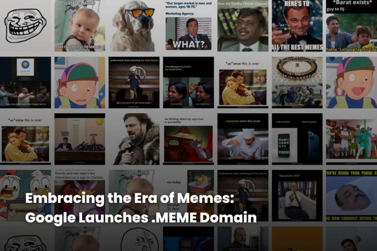 Google's .MEME Domain Announcement - A New Era for Internet Memes and Digital Creativity